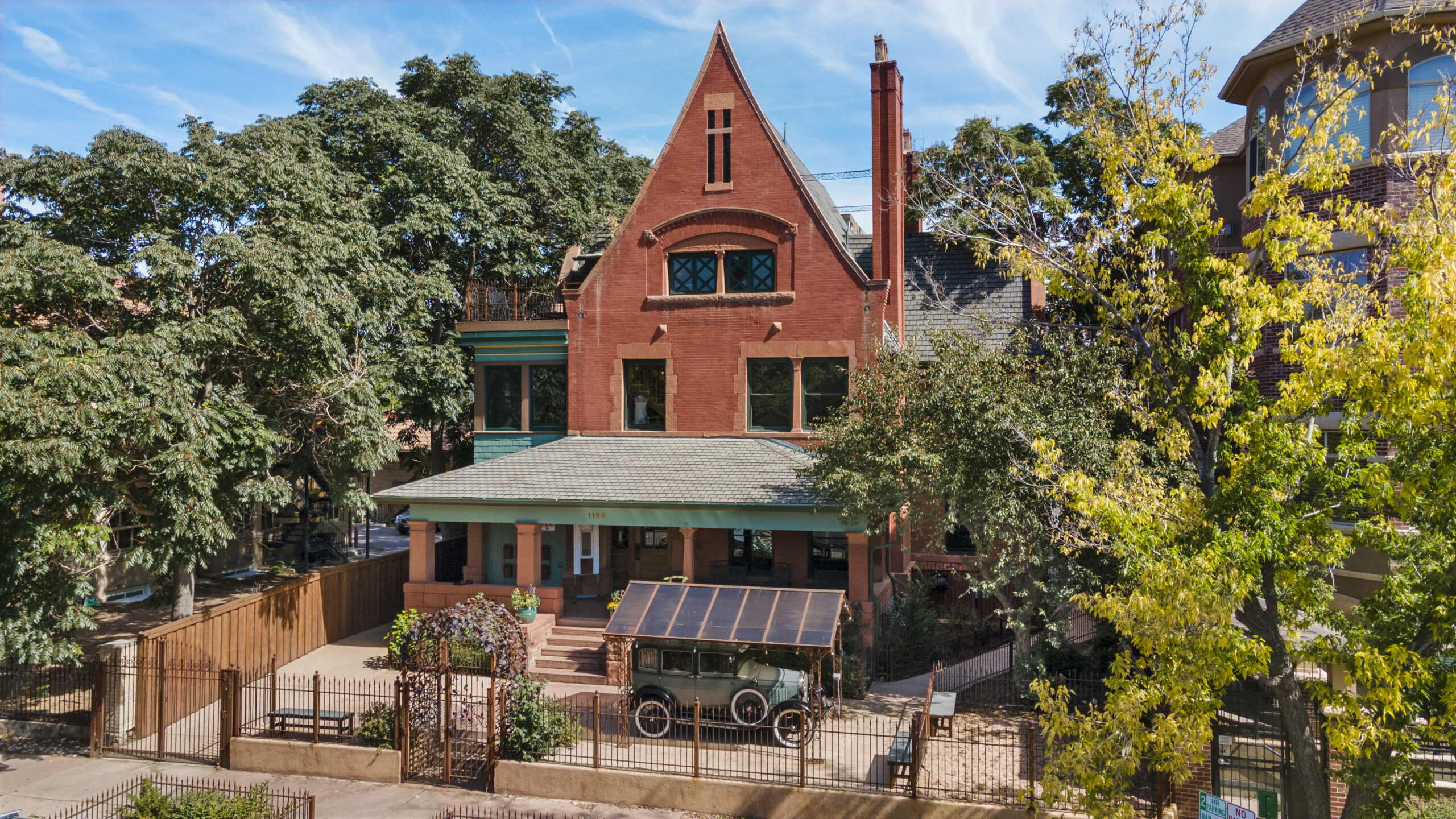 The peabody mansion on Grant Street in Denver