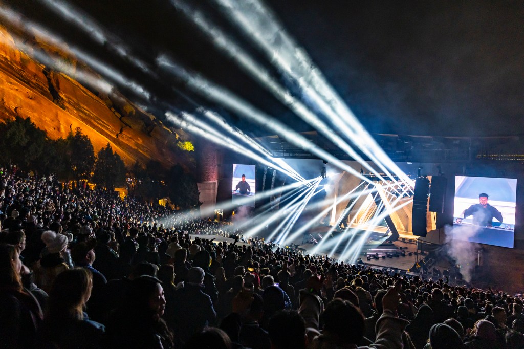 Alesso performed live at Red Rocks in Morrison, Colorado, on April 25.