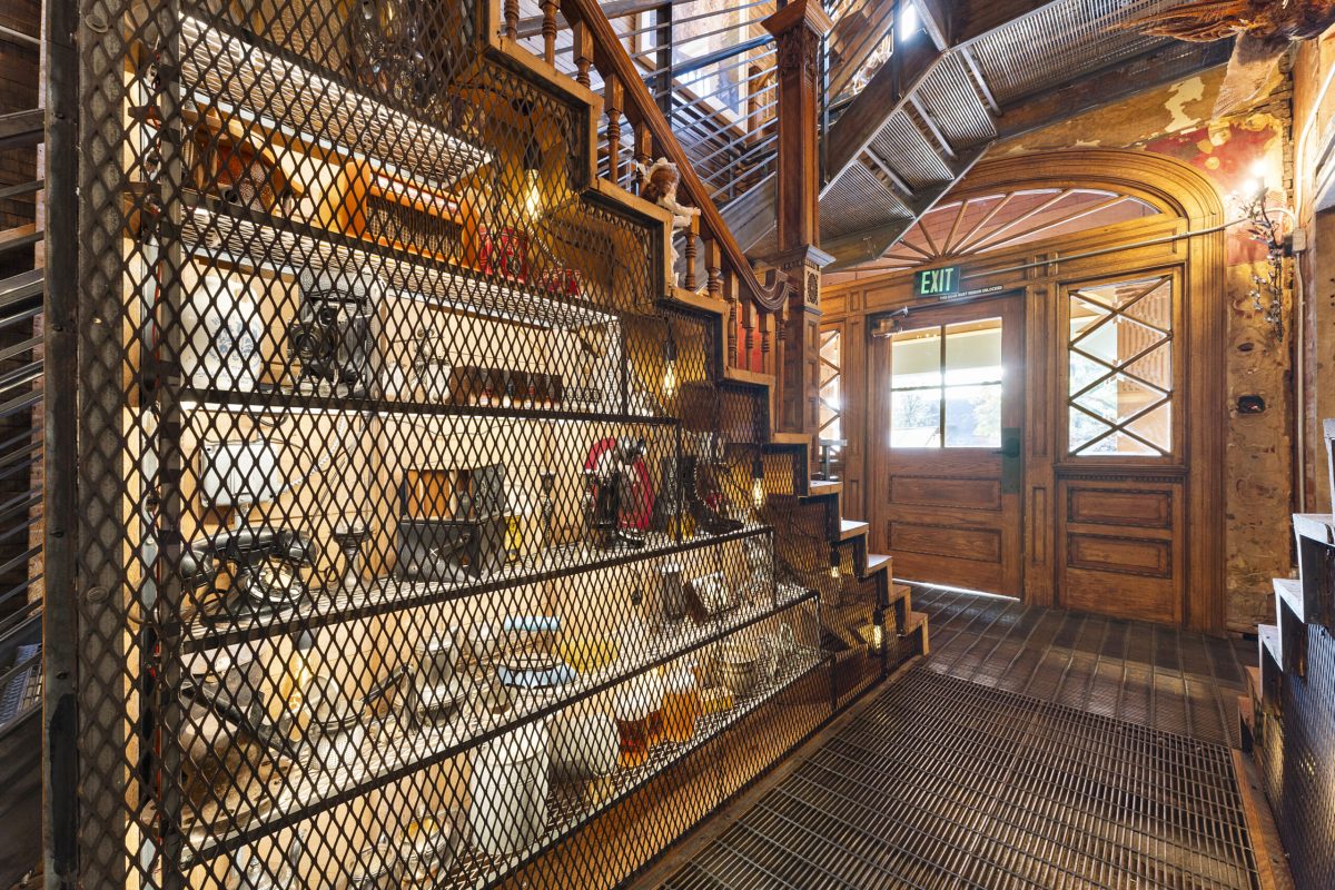 The staircase of the peabody-whitehead mansion