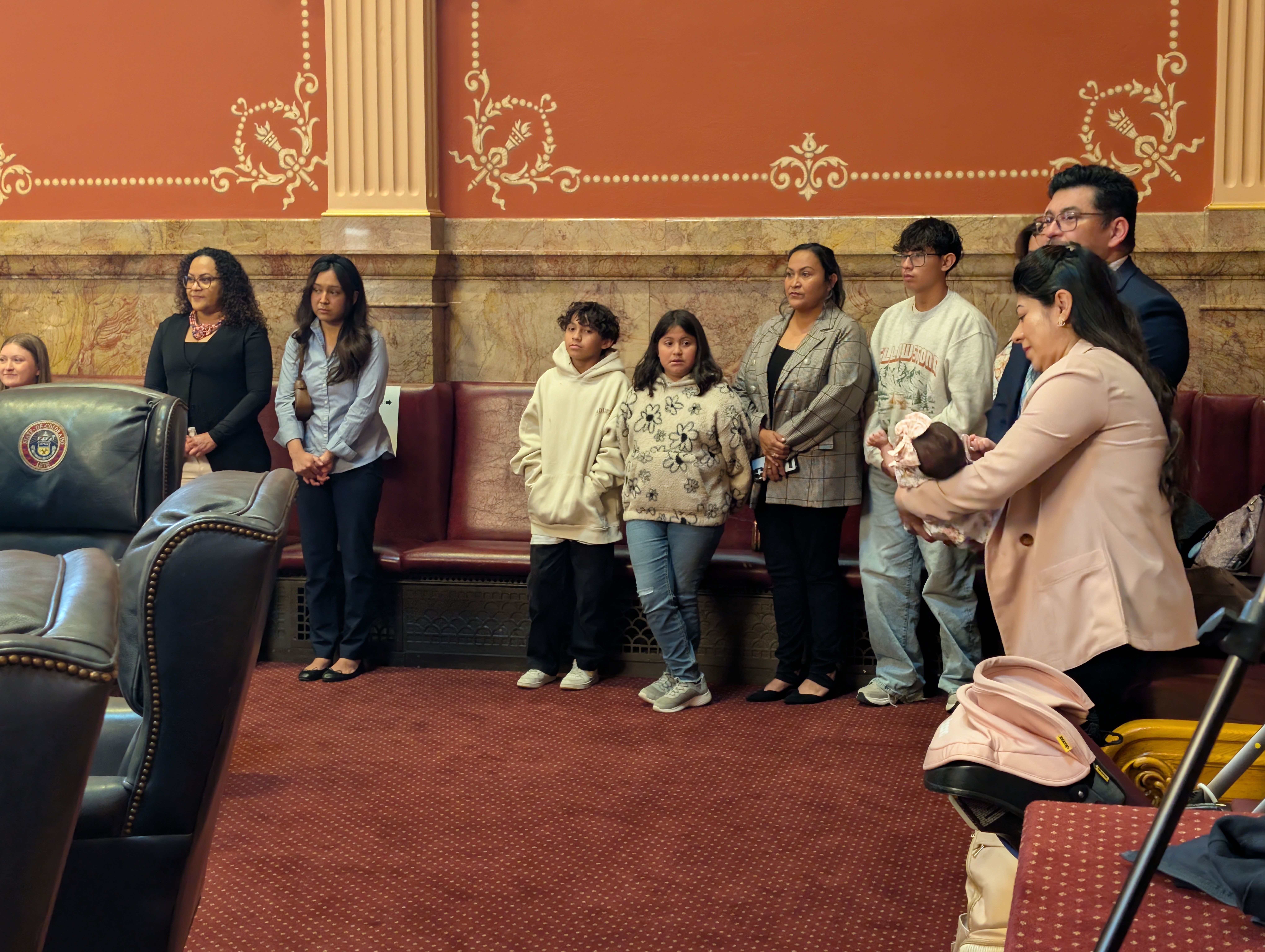 gathering at Capitol