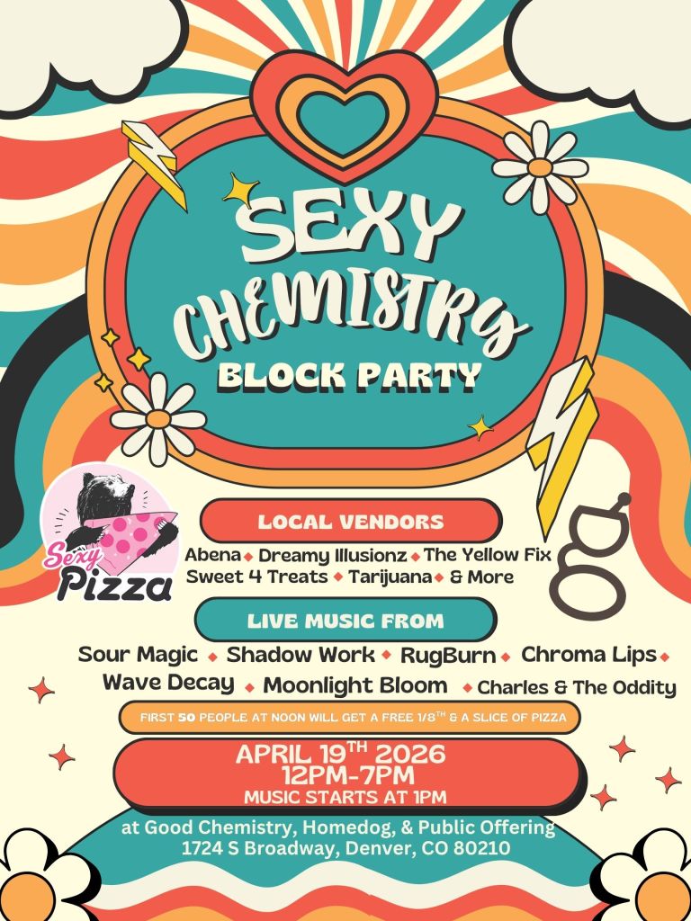 flyer for a block party
