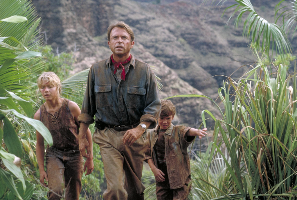 A still from Jurassic Park