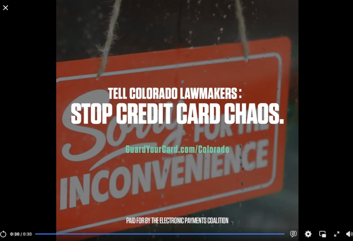 screenshot of ad