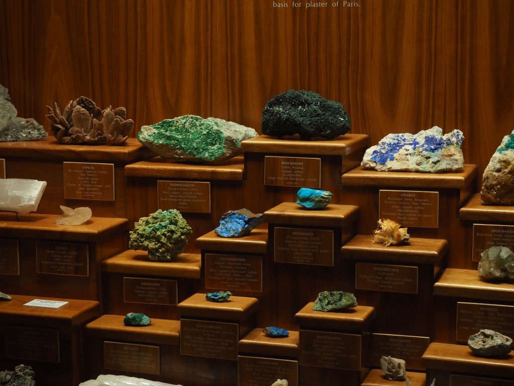 A display of sulfates.