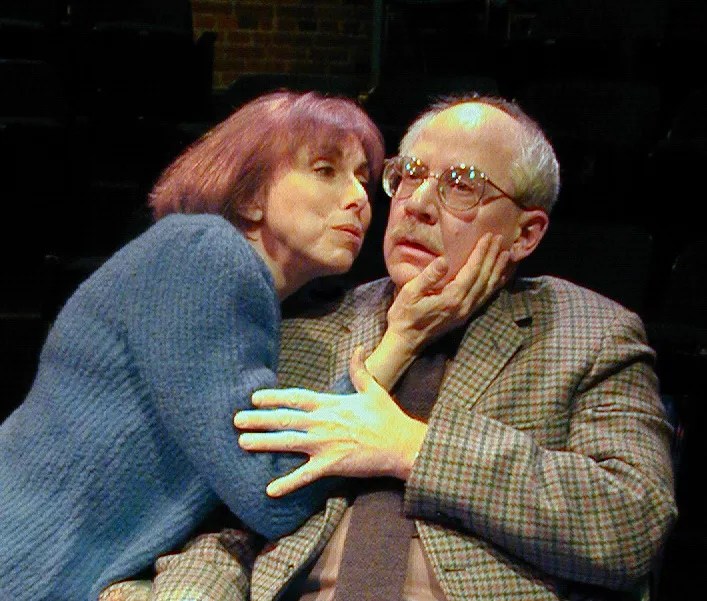 woman and man in play