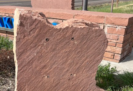 Historic Plaque Honoring Road to Red Rocks Stolen