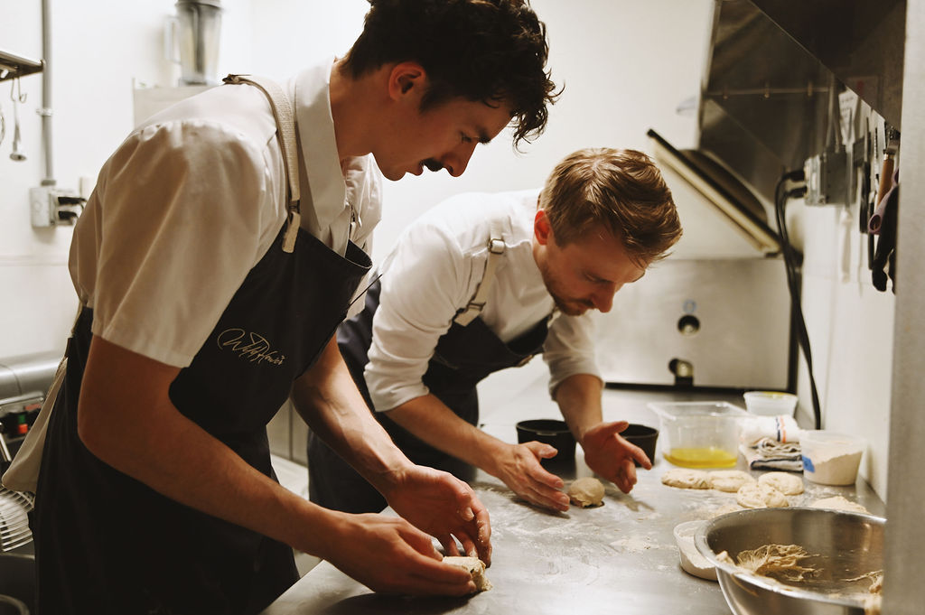 chefs making food