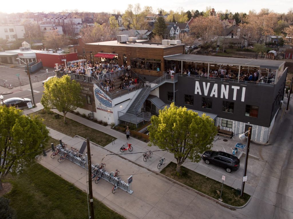 avanti F&B at dusk.