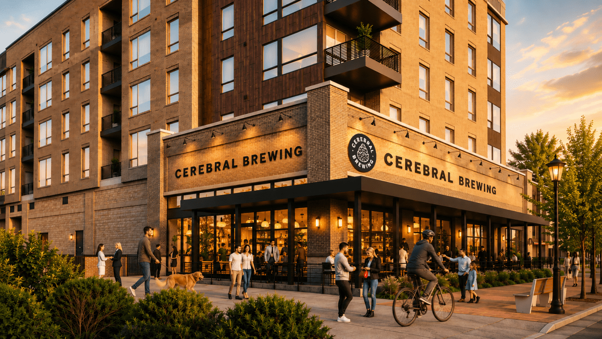 Brewery rendering.