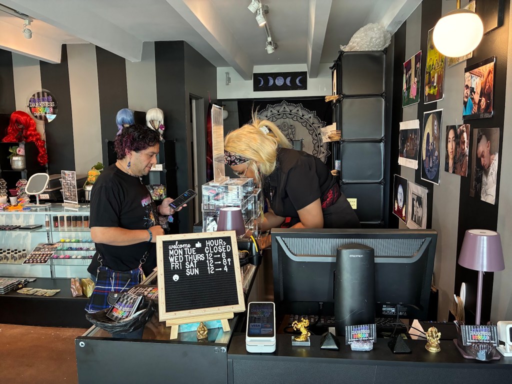 Interior of a store