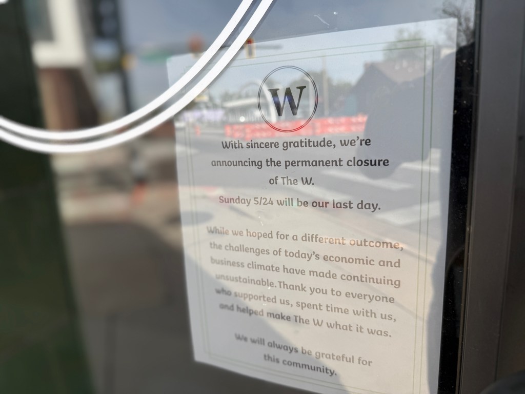 The W on Colfax closed