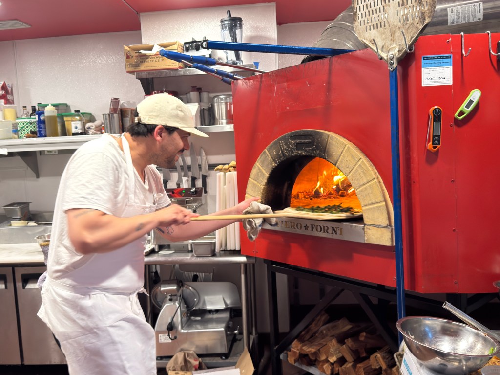 a man cooking
