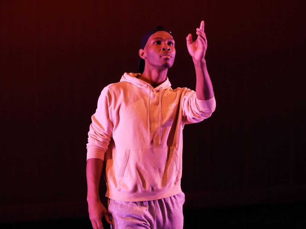 A CPRD dancer rehearses "The Open Door."