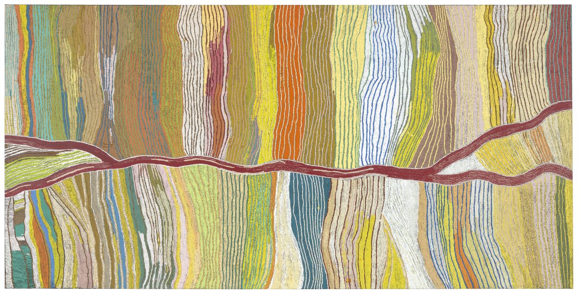 A colorful artwork at the DAM