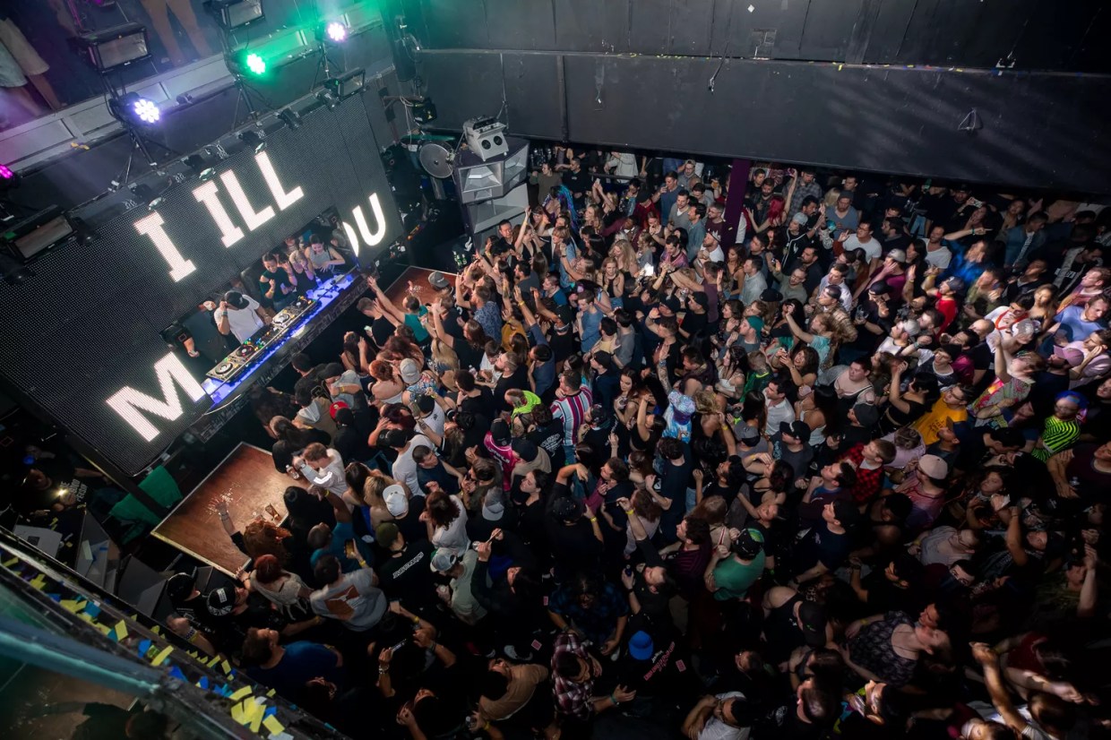 packed dancefloor