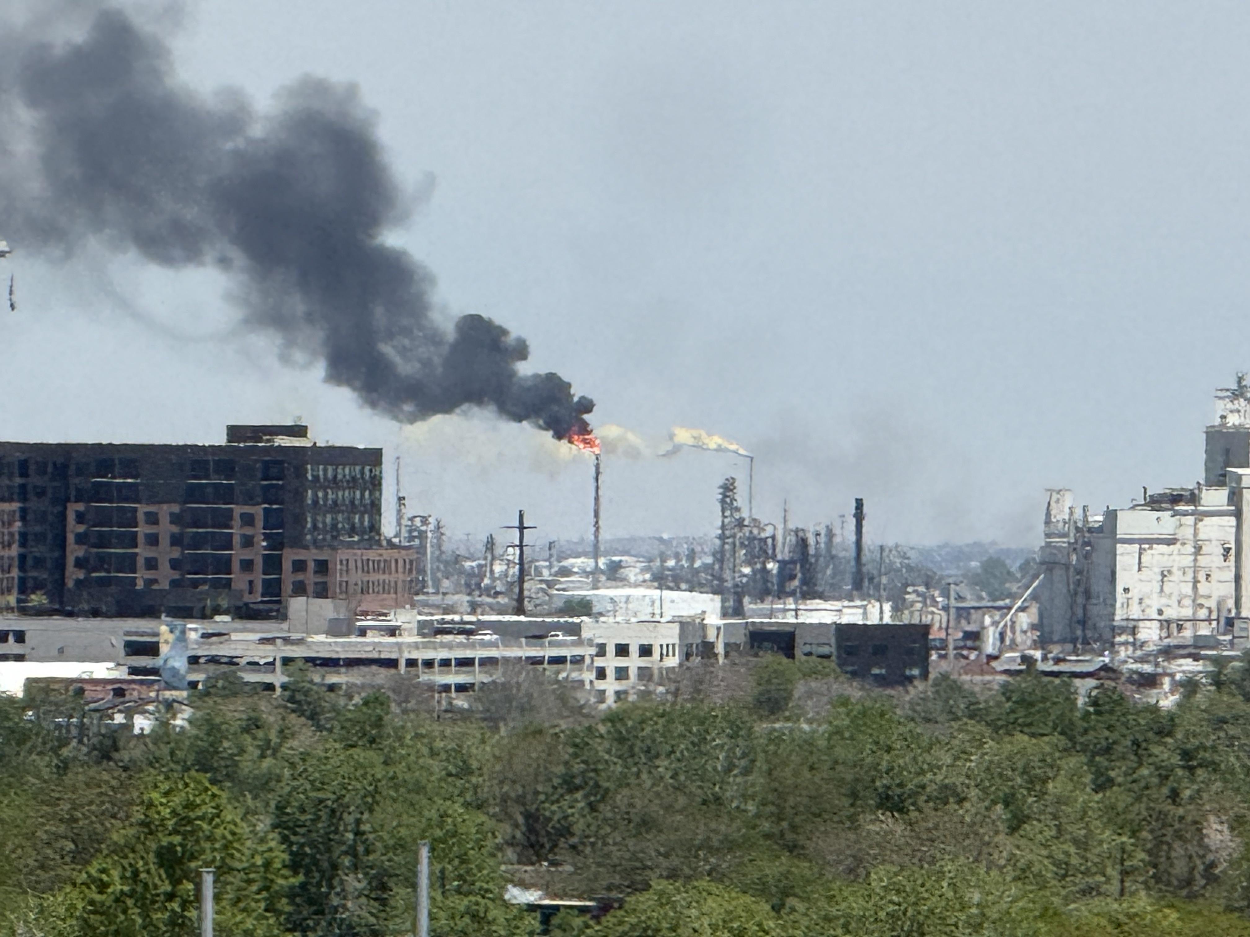Suncor burning