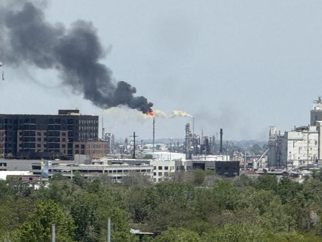 Suncor burning