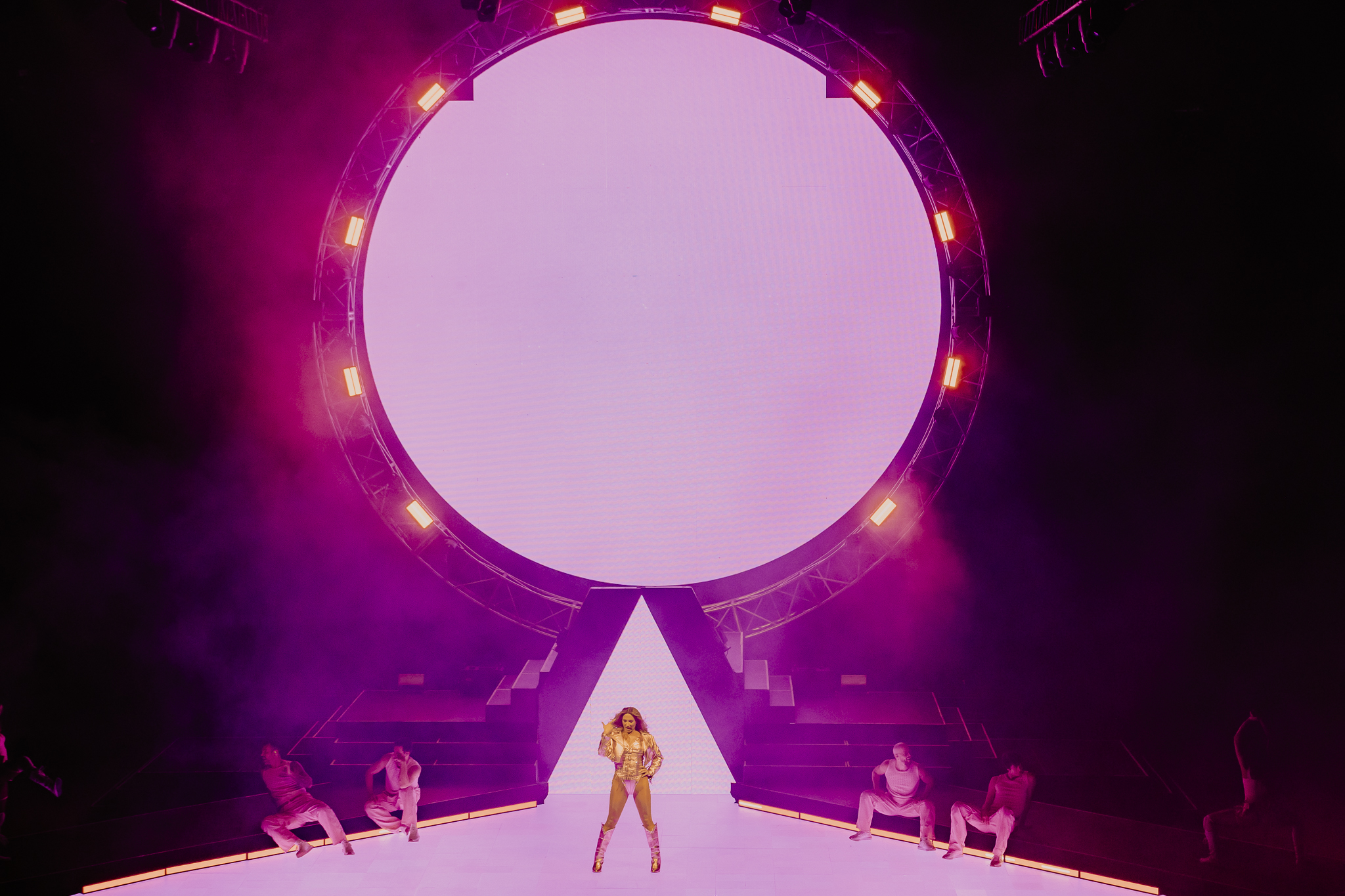 Kesha performs on stage at Red Rocks for her The Freedom Tour on June 1.