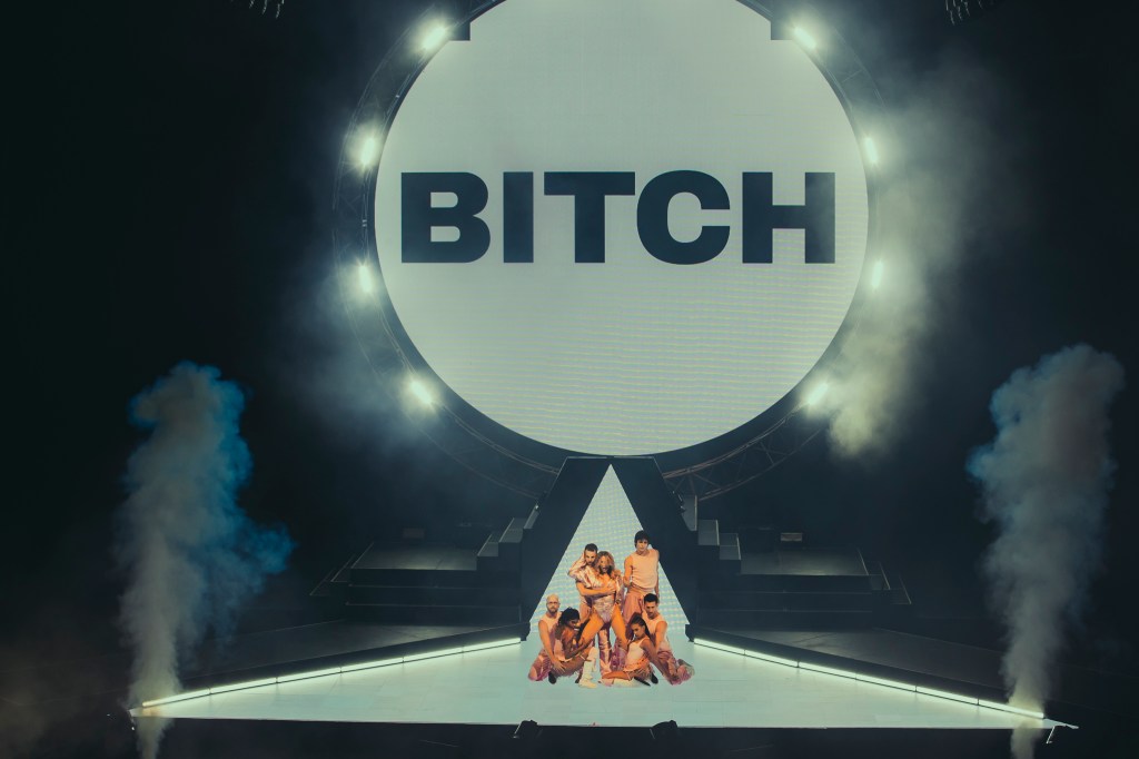 Kesha performs on stage at Red Rocks for her The Freedom Tour on June 1.