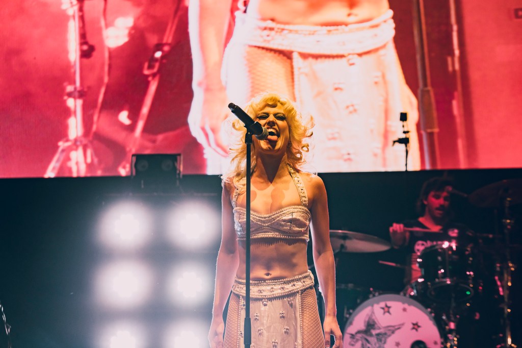 Amyl and the Sniffers performing live at Red Rocks on Wednesday, June 17.