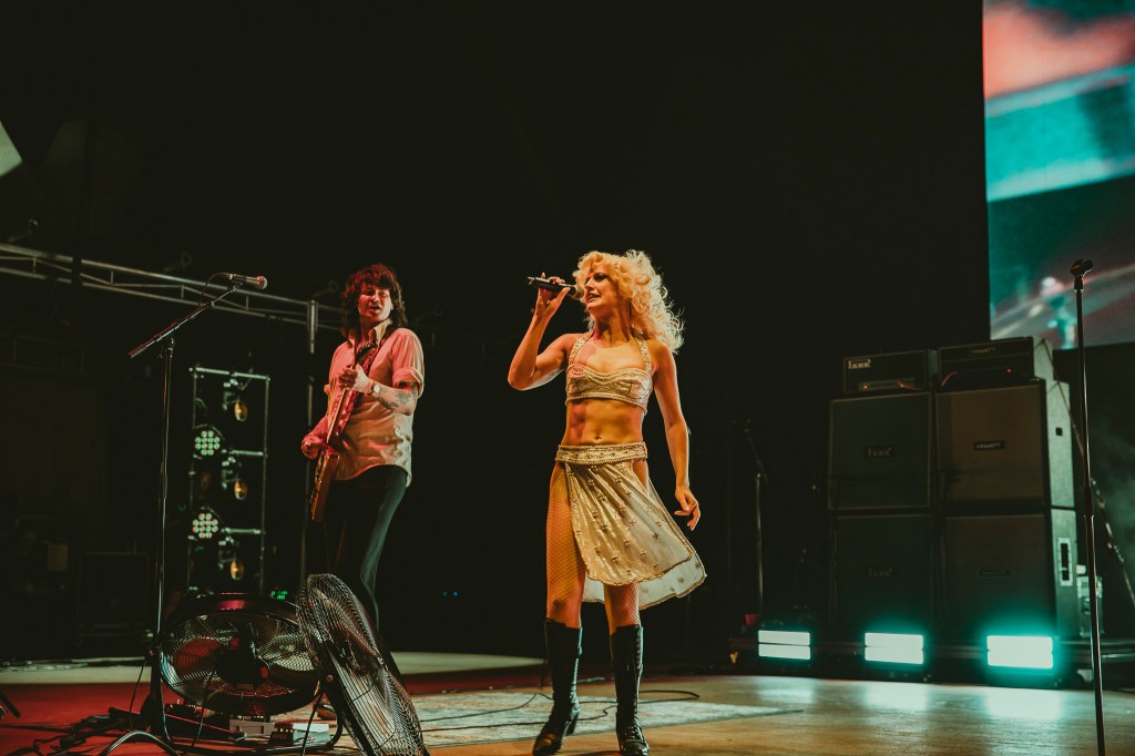 Amyl and the Sniffers performing live at Red Rocks on Wednesday, June 17.