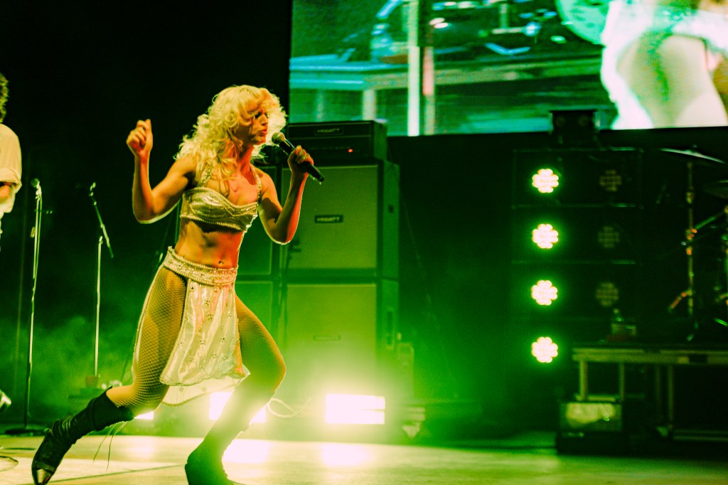 Amyl and the Sniffers performing live at Red Rocks on Wednesday, June 17.