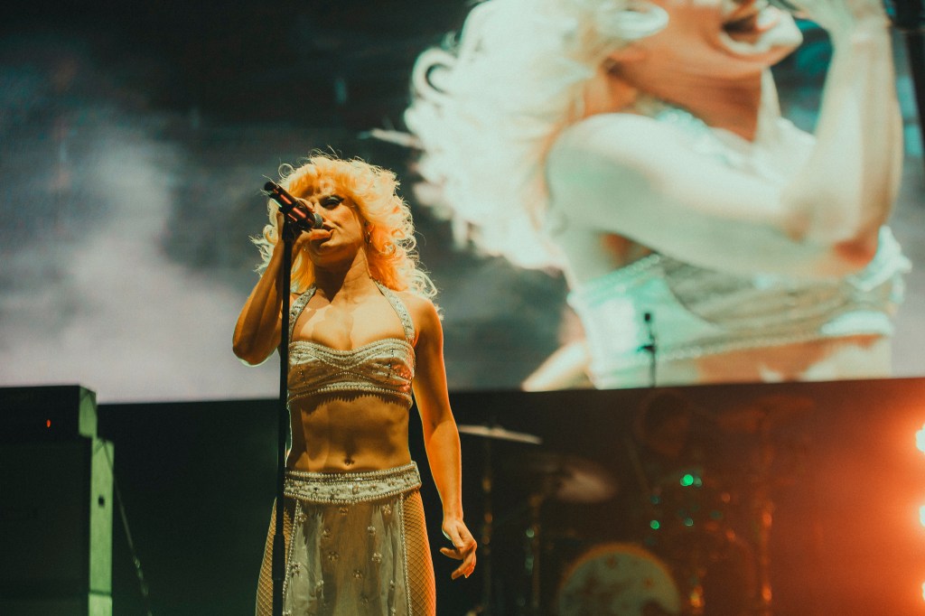 Amyl and the Sniffers performing live at Red Rocks on Wednesday, June 17.