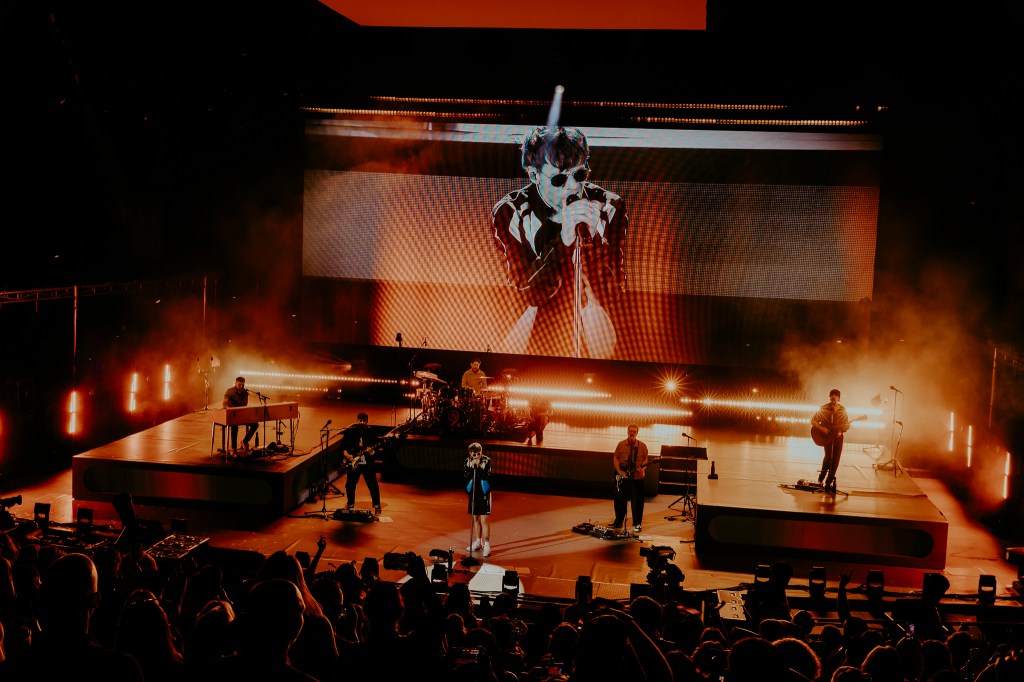 Louis Tomlinson performing live at Red Rocks on Friday, June 19.