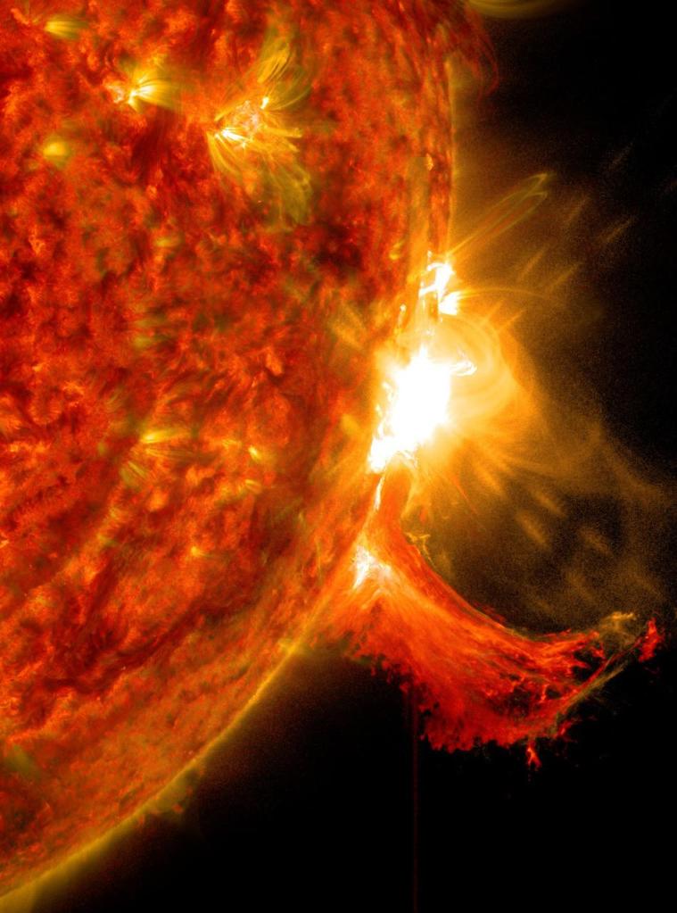 A solar flare