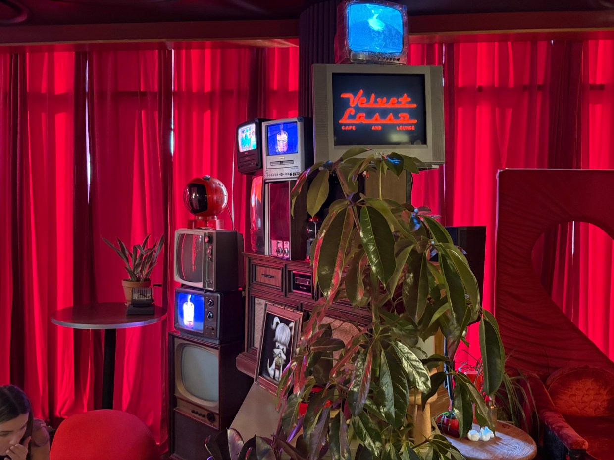 Velvet Lasso stack of TVs