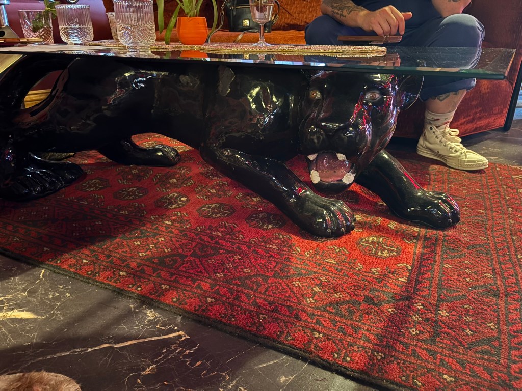Panther coffee table at Velvet Lasso