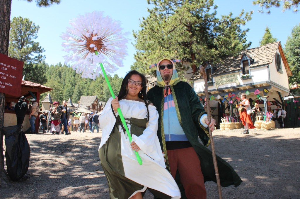 A couple at the Ren Faire