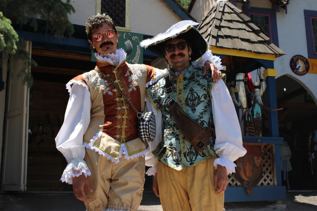 Two men at the Colorado Renaissance Festival