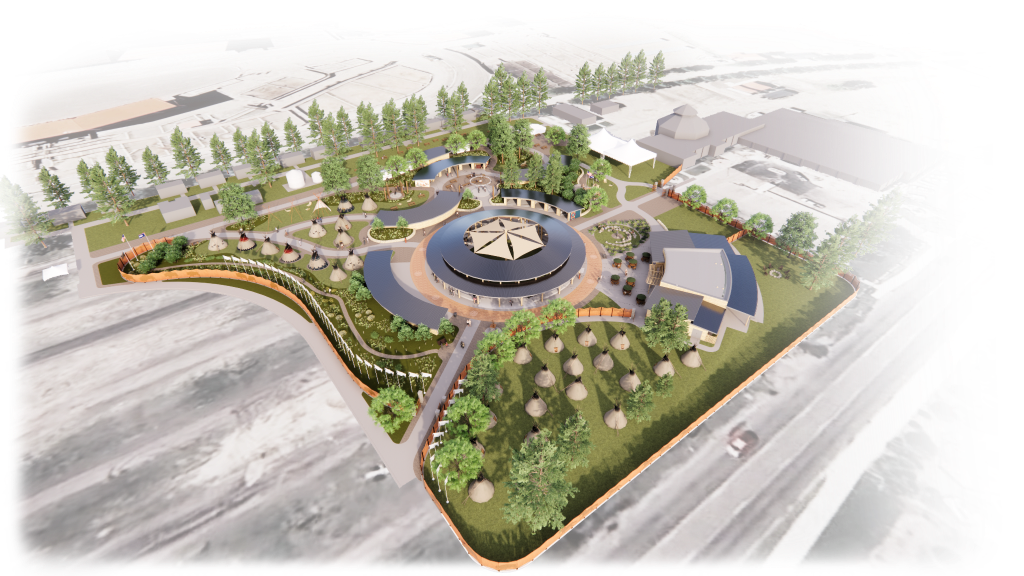 Morning Star American Indian Village rendering