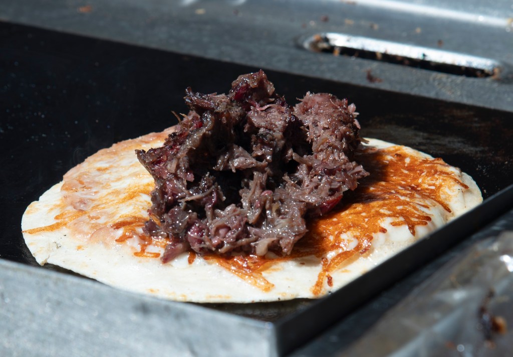 RxR Brisket Taco Crispy Cheese