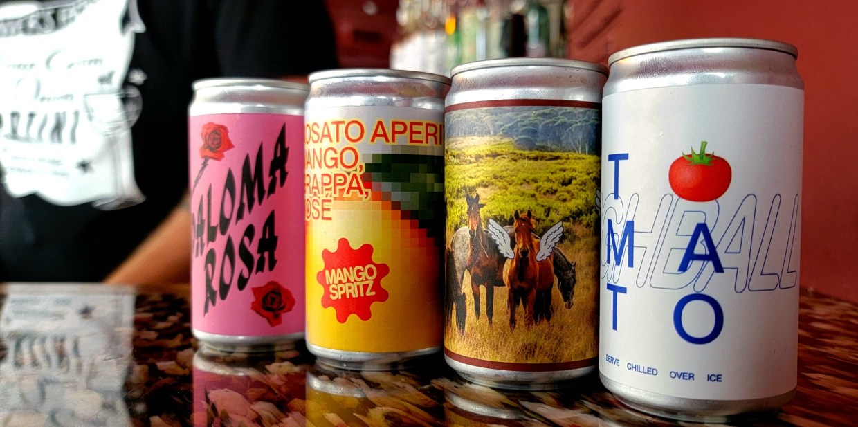 semiprecious canned cocktails