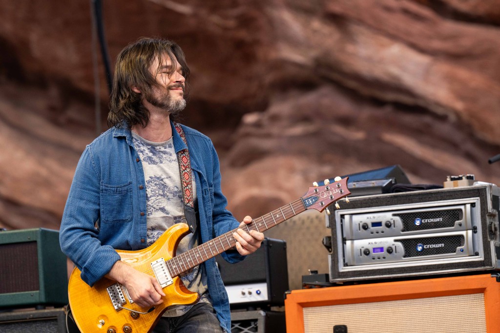 Widespread Panic on stage at Red Rocks