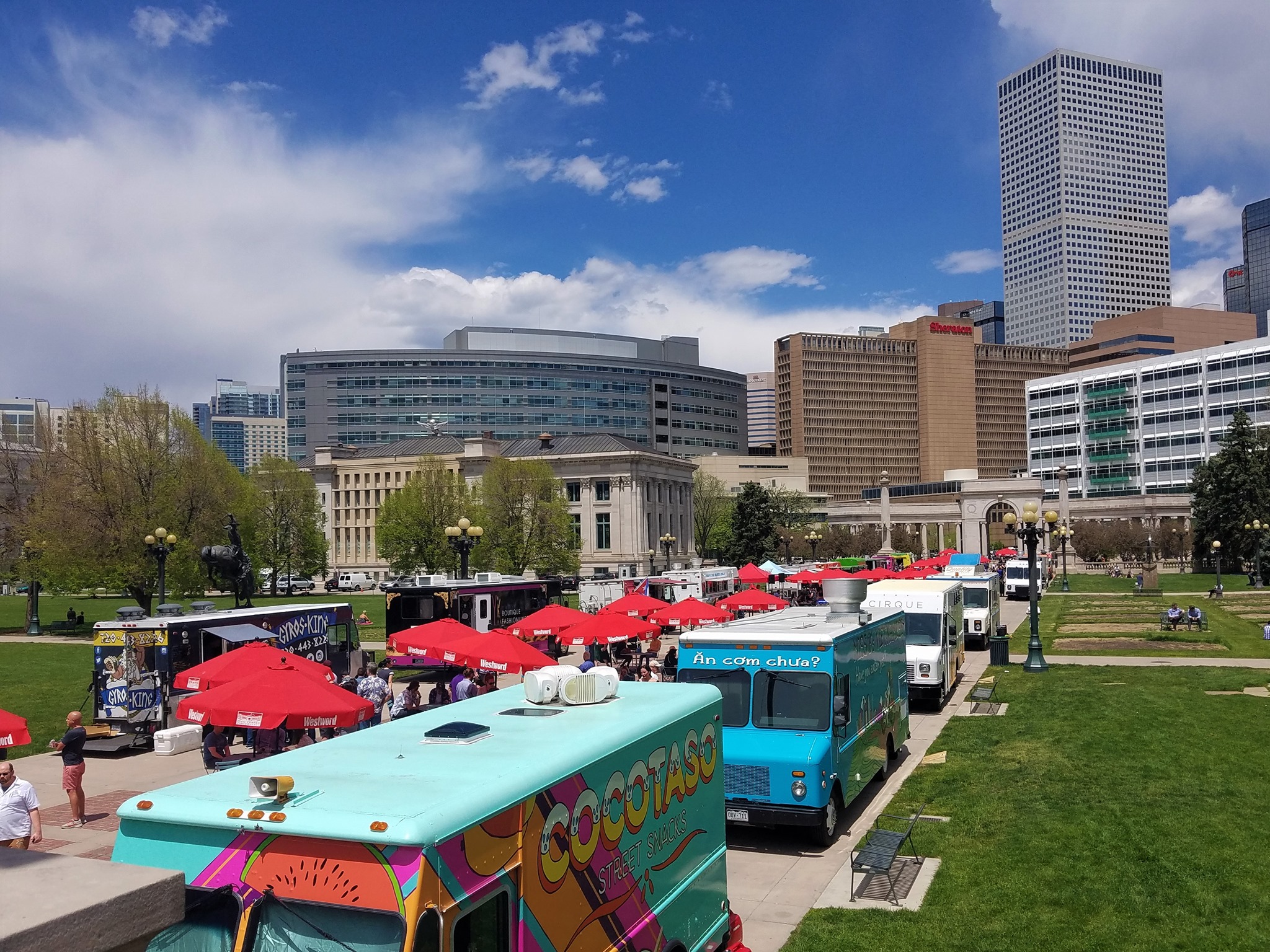 food trucks in park