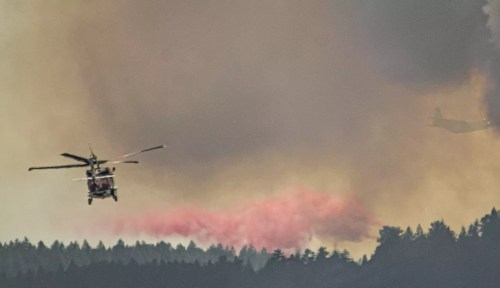 Wildfires rage across Colorado
