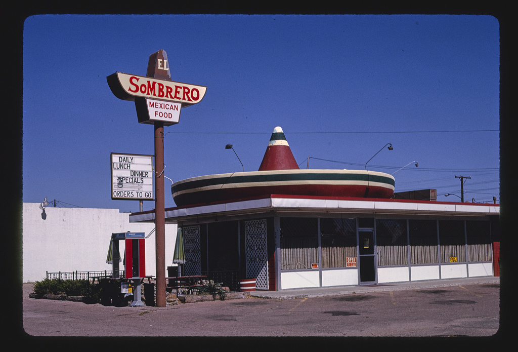 El Sombrero, another closed restaurant in Colorado Springs.