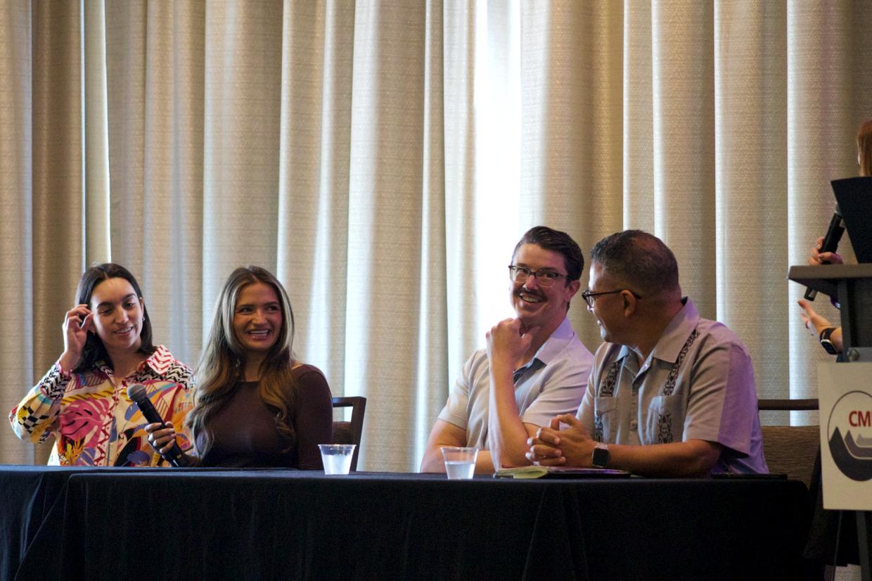 Left to right: Rayna Kingston, Haley Metzger, Chris Gad and Gerardo Muñoz.