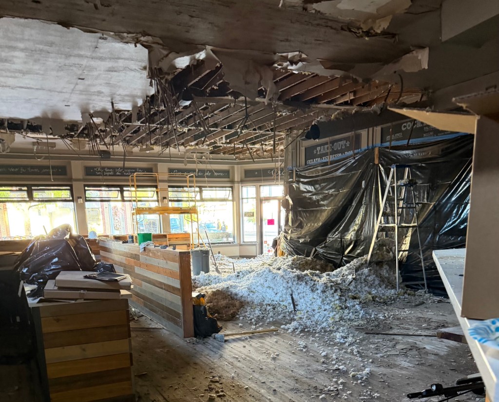 Parisi fire damage