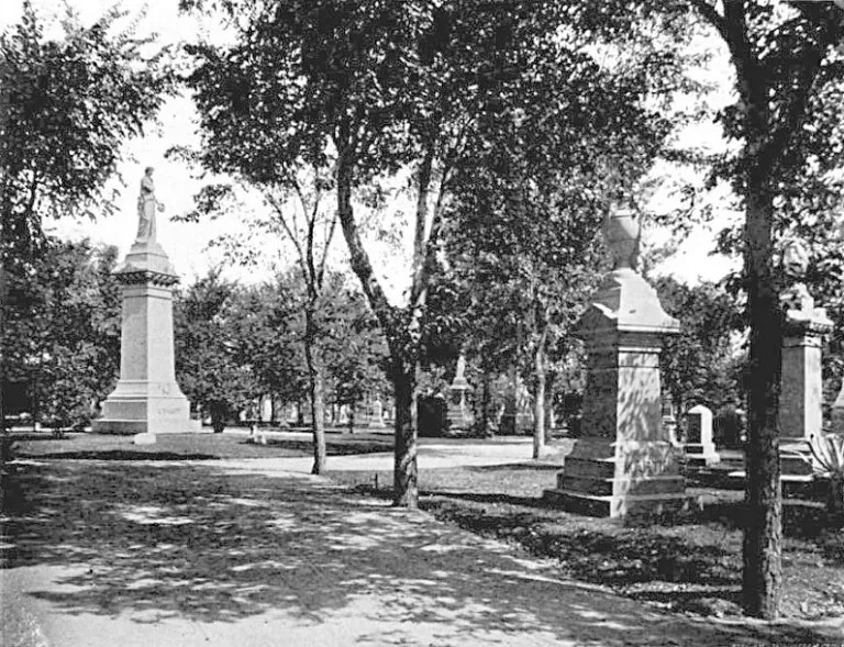 cemetery in the 1800s