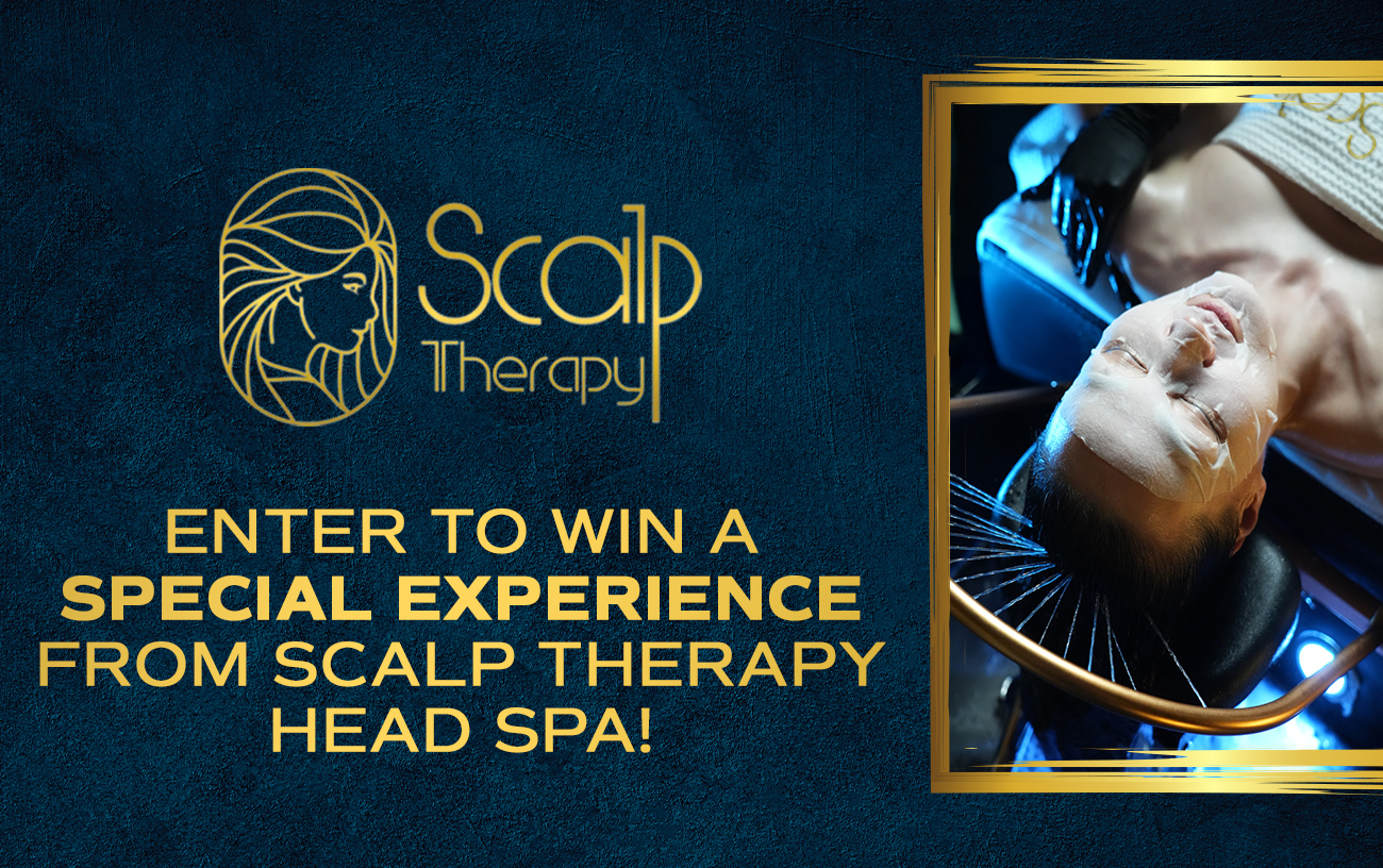 Enter to Win a Special Experience from Scalp Therapy Head Spa!