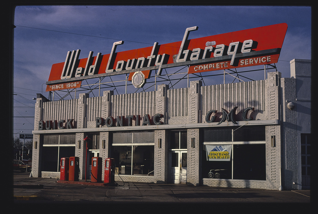 Weld County Garage, published in 1980