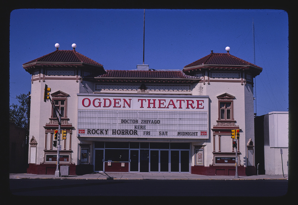 Ogden Theatre, around 1980