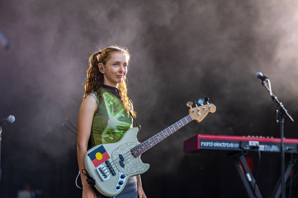 Spacey Jane performing live at Fiddler's Green Amphitheater in Greenwood Village, Colorado, on July 25, 2026.