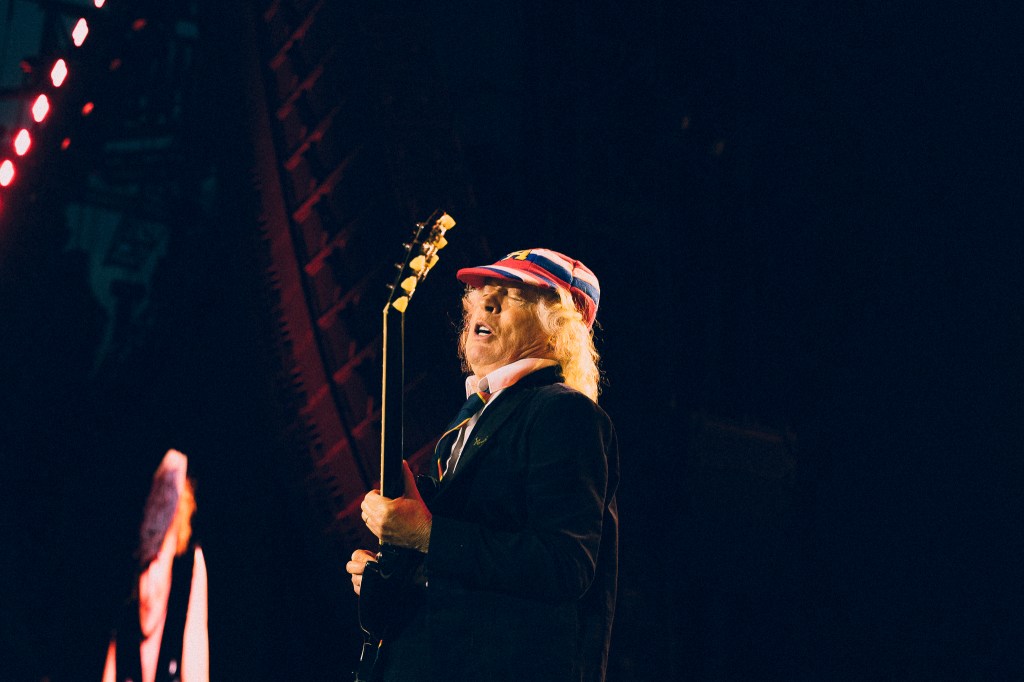 AC/DC performing live at Empower Field at Mile High in Denver, Colorado, on July 28 for their 2026 Power Up Tour