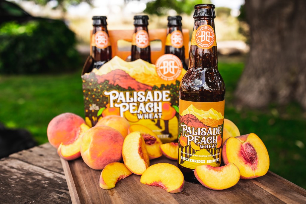 A six pack of Palisade Peach Wheat