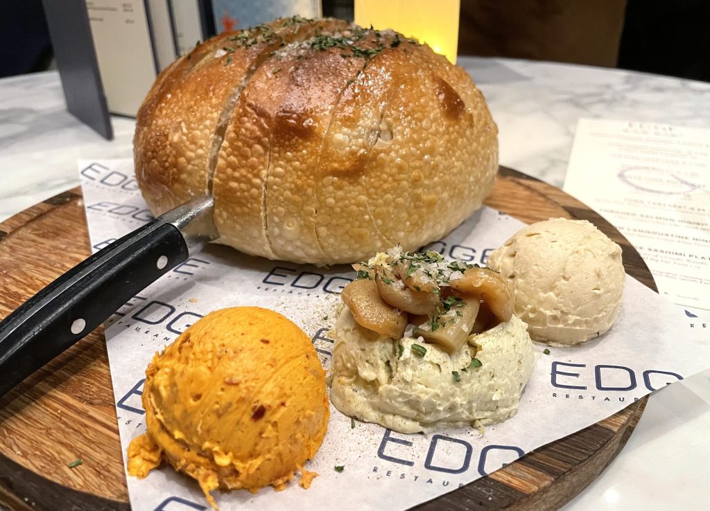 EDGE steakhouse bread service